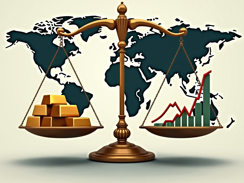 L'equilibrio tra stabilità e volatilità nell'investire in oro.