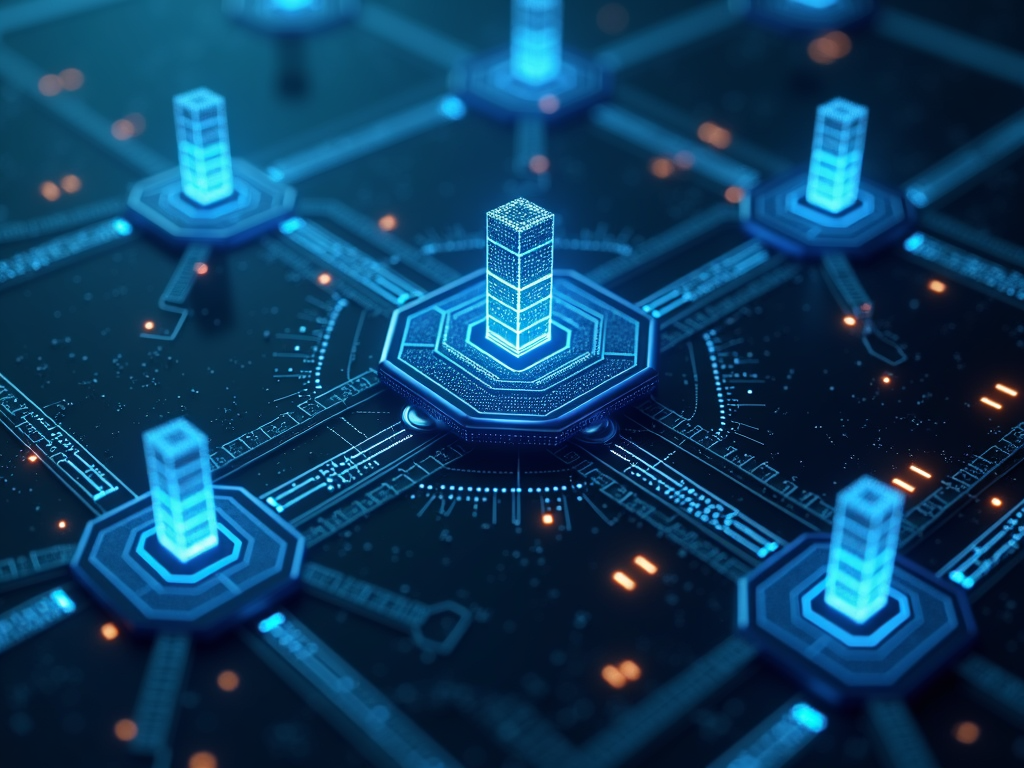 La Blockchain: Una rete di nodi e blocchi di dati, che offre sicurezza e decentralizzazione.