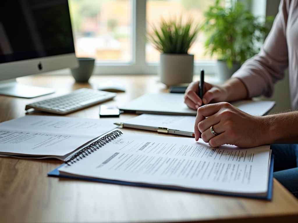 Un home office ispiratore, che costituisce le fondamenta per una creazione di successo part-time.