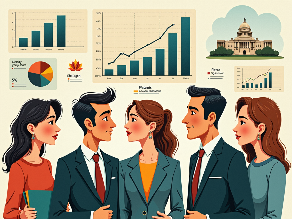 Diverse Menschen analysieren die Vorteile der Riester-Rente.