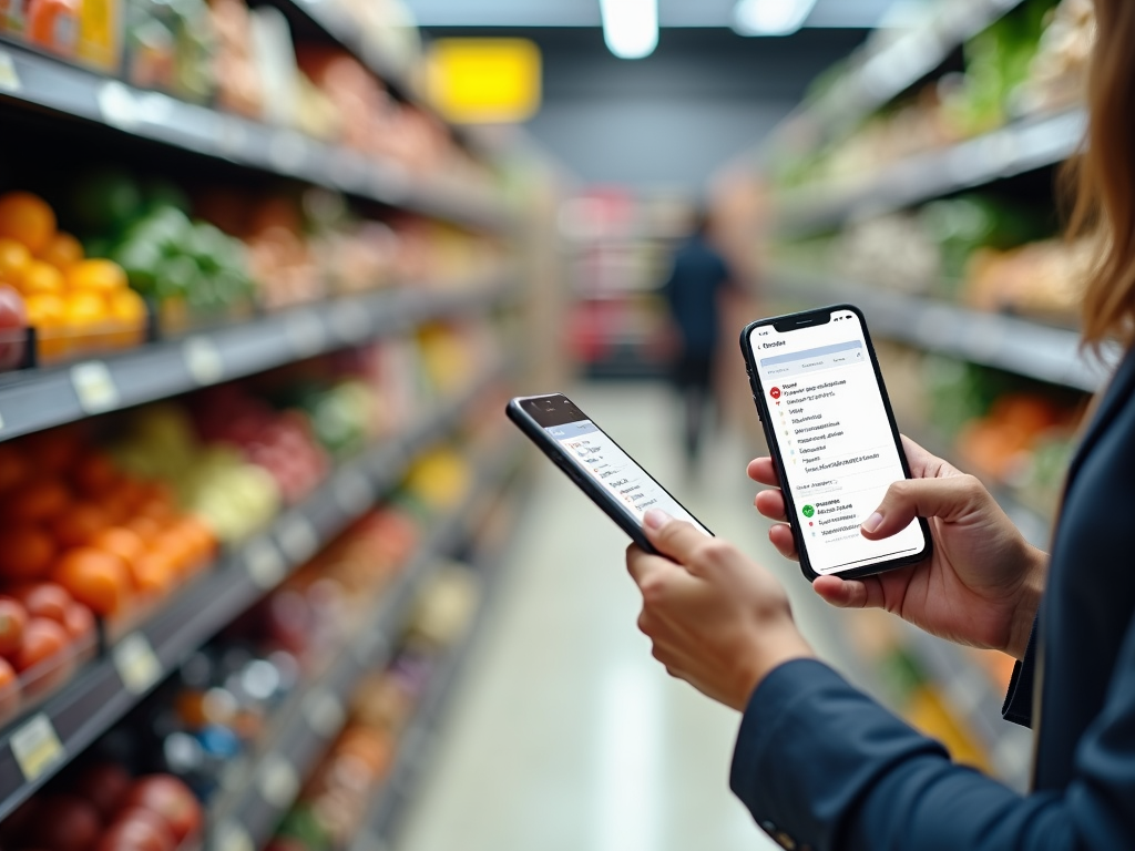 Strategic shopping with price comparison to maximize savings.