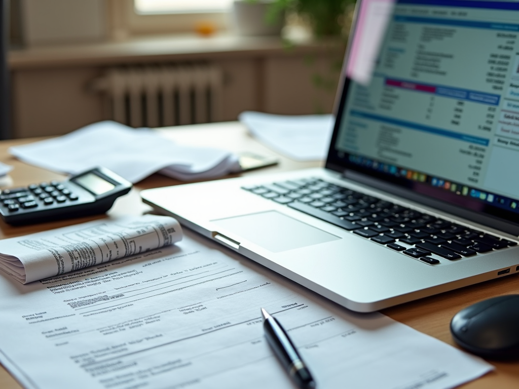 Efficient tax return: deductible expenses and organization optimization.