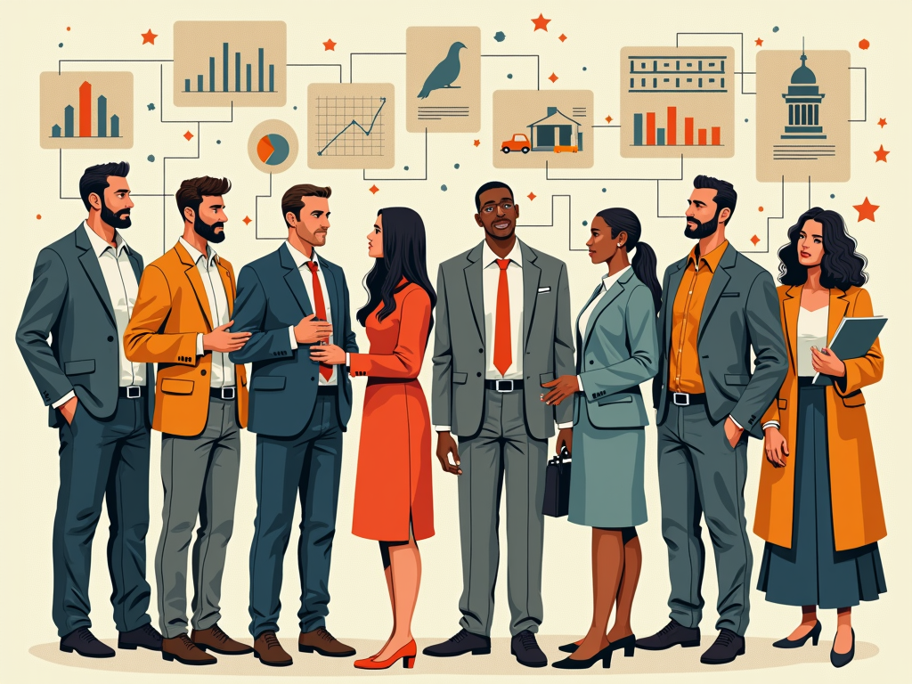 Diverse Menschen analysieren die Vorteile der Riester-Rente.