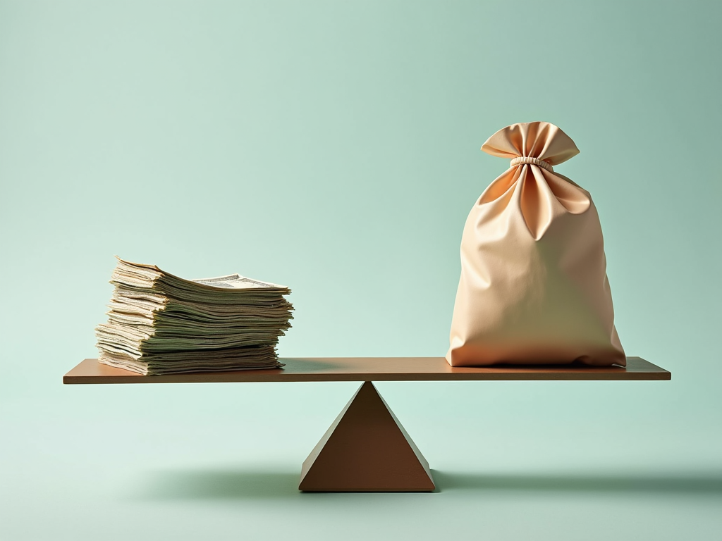 Das Gleichgewicht von Angebot und Nachfrage als Ursache der Inflation.