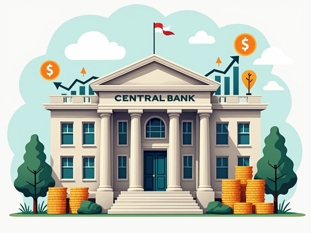 Central banks steer economic development through strategic monetary policies.