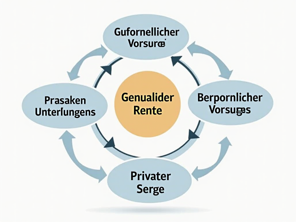 Das Drei-Säulen-Modell der Altersvorsorge in Deutschland.
