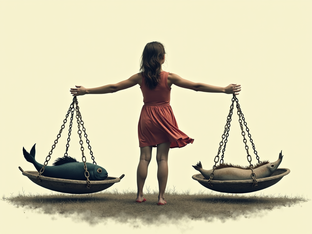 Symbolische Darstellung der Balance zwischen privater Vorsorge und staatlichen Förderungen.
