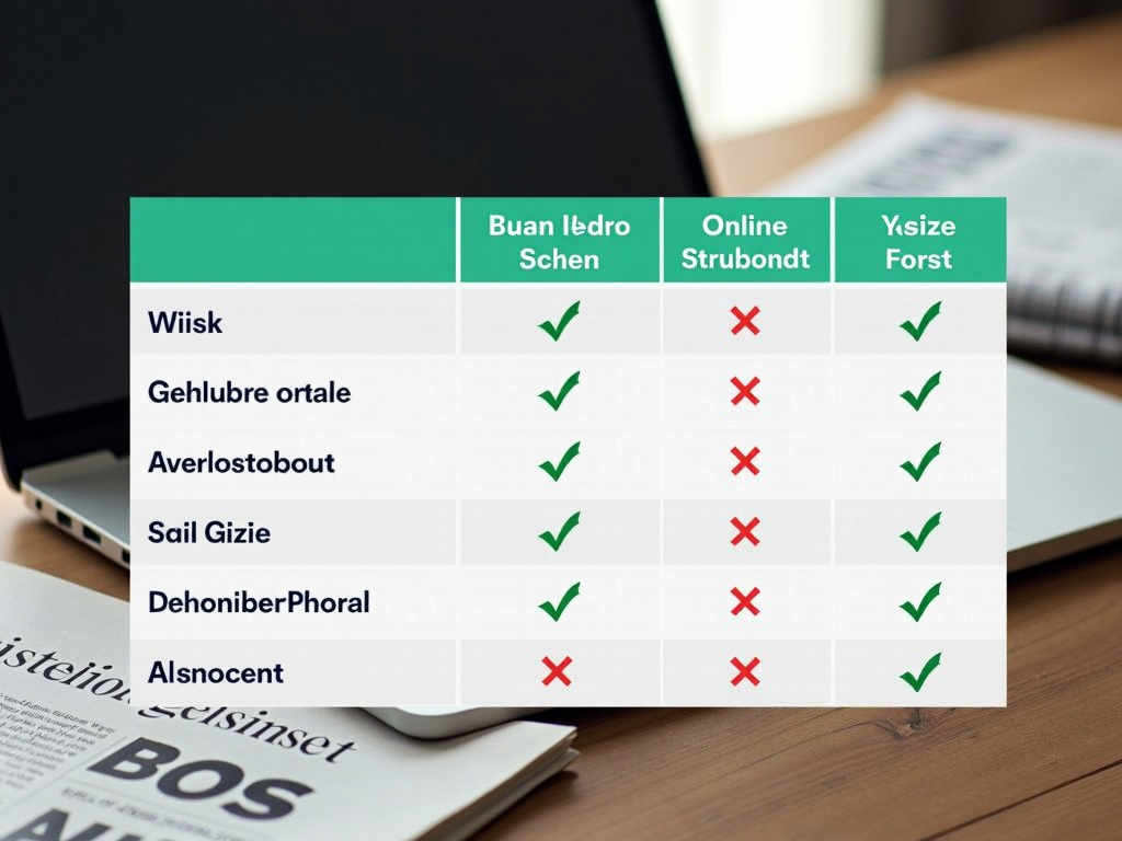 Comparison of the fee structures of leading online brokers.