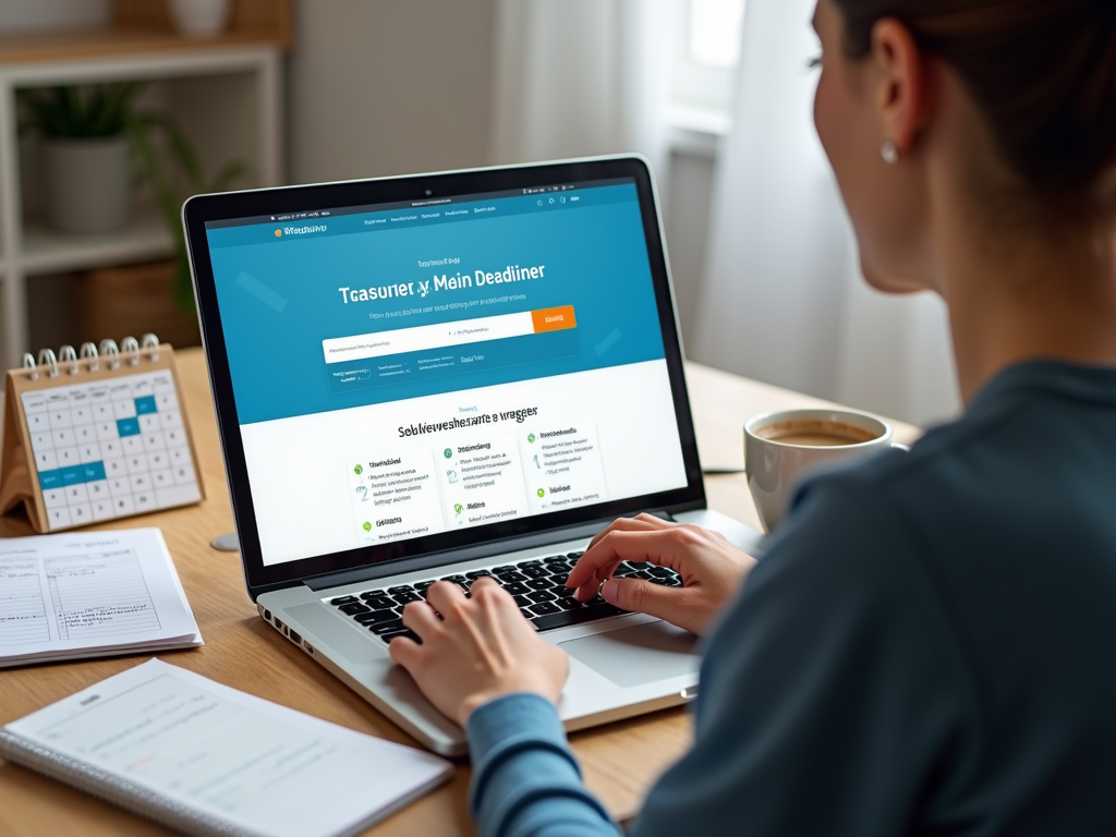 Preparation and registration on Mein Elster for the electronic tax declaration.