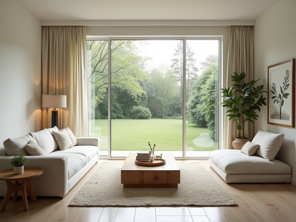 A minimalist living room as a symbol of clarity and freedom.