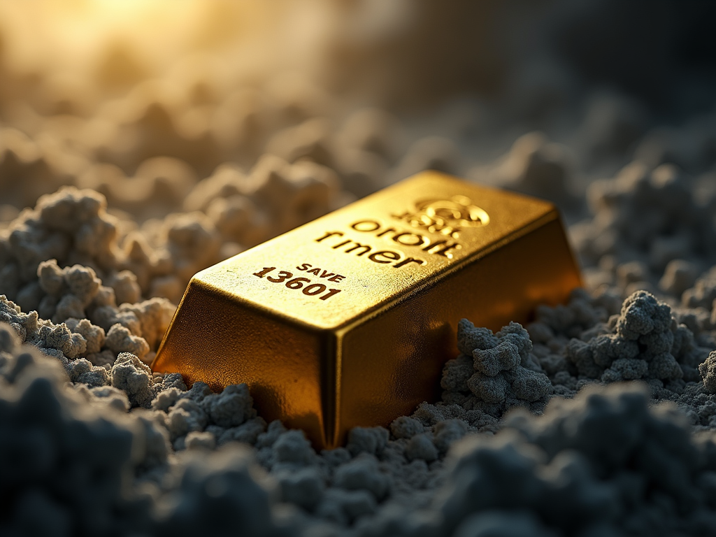 Goldbarren als Symbol der Stabilität in wirtschaftlich turbulenten Zeiten.
