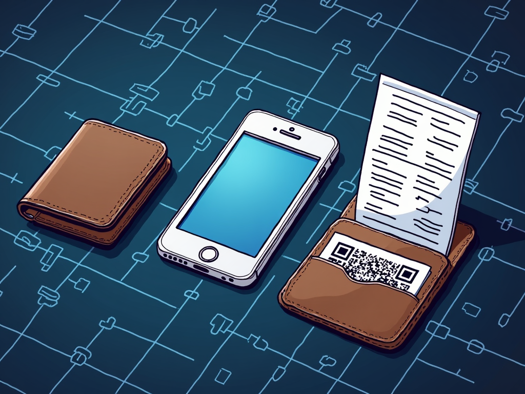 Ein Vergleich der drei Haupttypen von Krypto-Wallets: Hardware, Software und Paper.