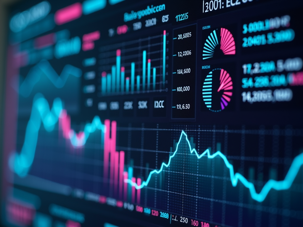 Un dashboard digitale che mostra gli algoritmi dietro i robo-advisor.