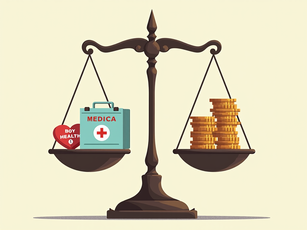The balance between better services and higher costs of PKV.