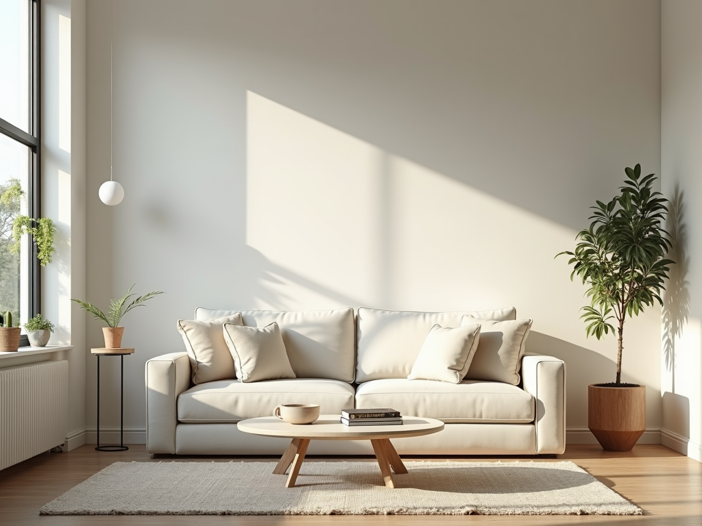 A minimalist environment showcasing the psychological benefits of a reduced lifestyle.