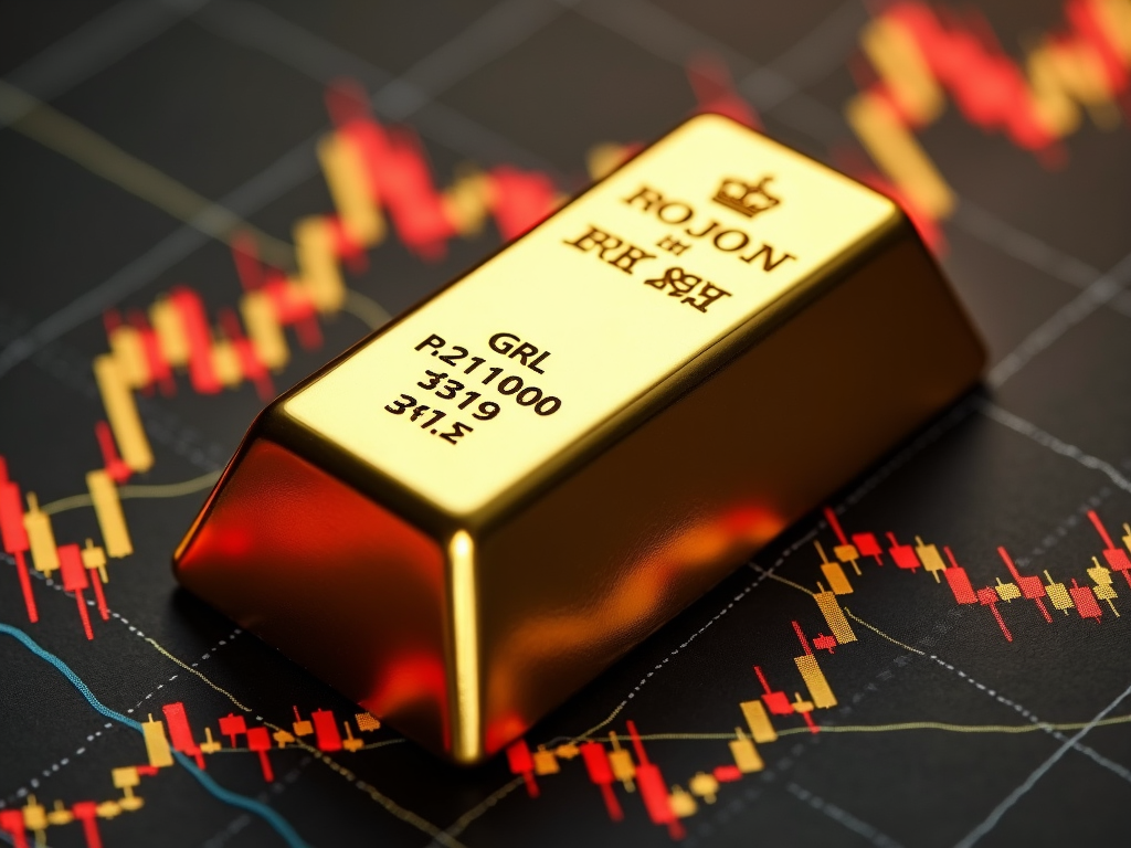Goldbarren als Symbol für Stabilität in volatilen Märkten.