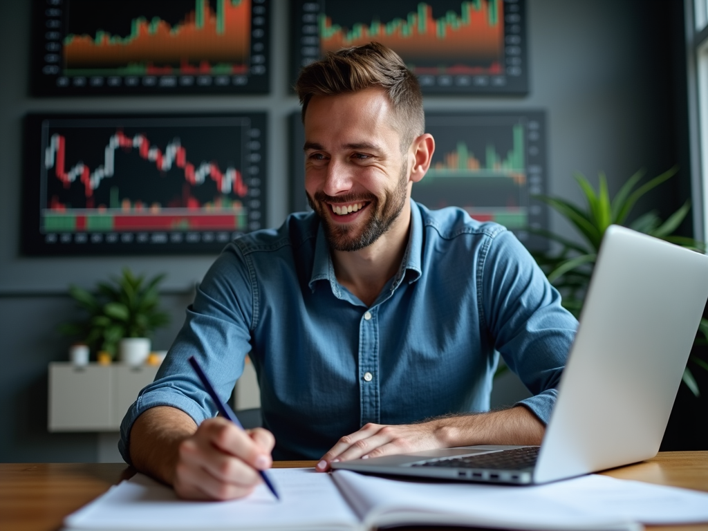 Un investitore confronta le offerte dei broker per trovare la migliore opzione per il trasferimento del deposito.