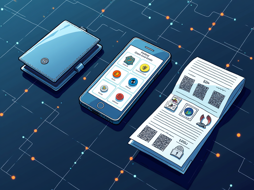Ein Vergleich der drei Haupttypen von Krypto-Wallets: Hardware, Software und Paper.