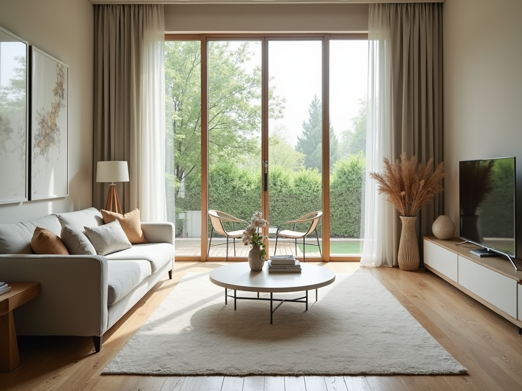 A minimalist living room as a symbol of clarity and freedom.