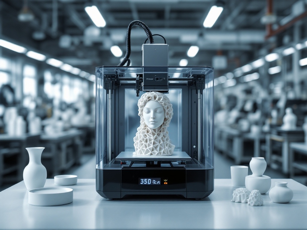 3D printing enables customized production compared to traditional mass manufacturing.