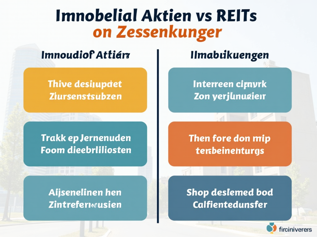 Ein Vergleich der Wirkung von Zinssenkungen auf Immobilienaktien und REITs.
