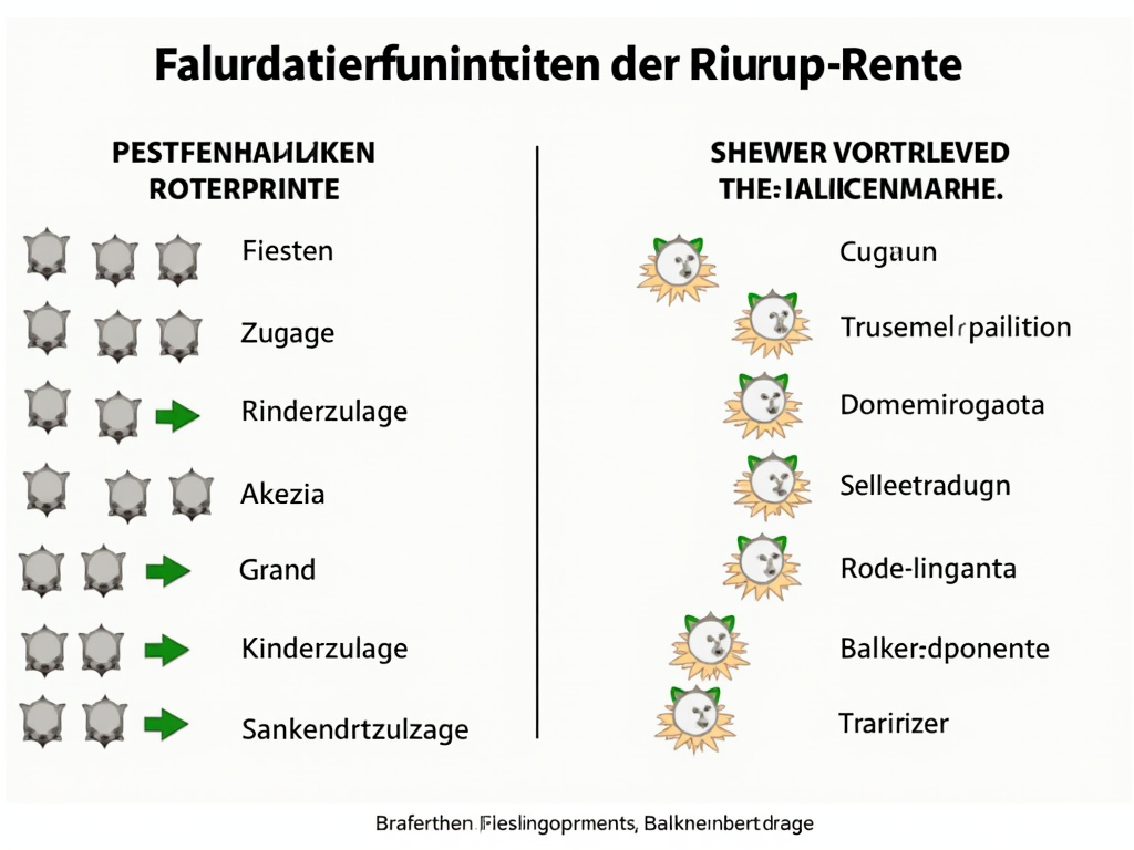 Confronto delle agevolazioni statali tra Riester- e Rürup-Rente.