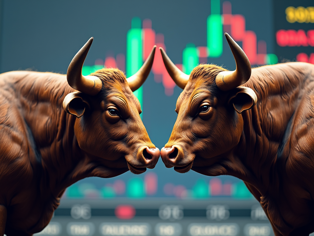 Symbolische Darstellung des DAX und CAC 40 im Vergleich.