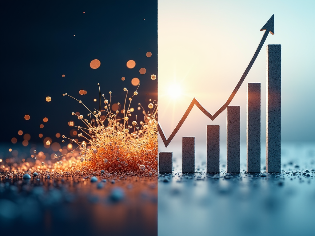 Comparison of the risk-return profile between cryptocurrencies and ETFs.
