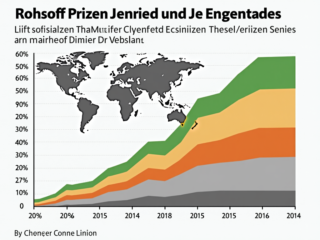 Visualisierung der Preissteigerungen und Volatilität in globalen Rohstoffmärkten.