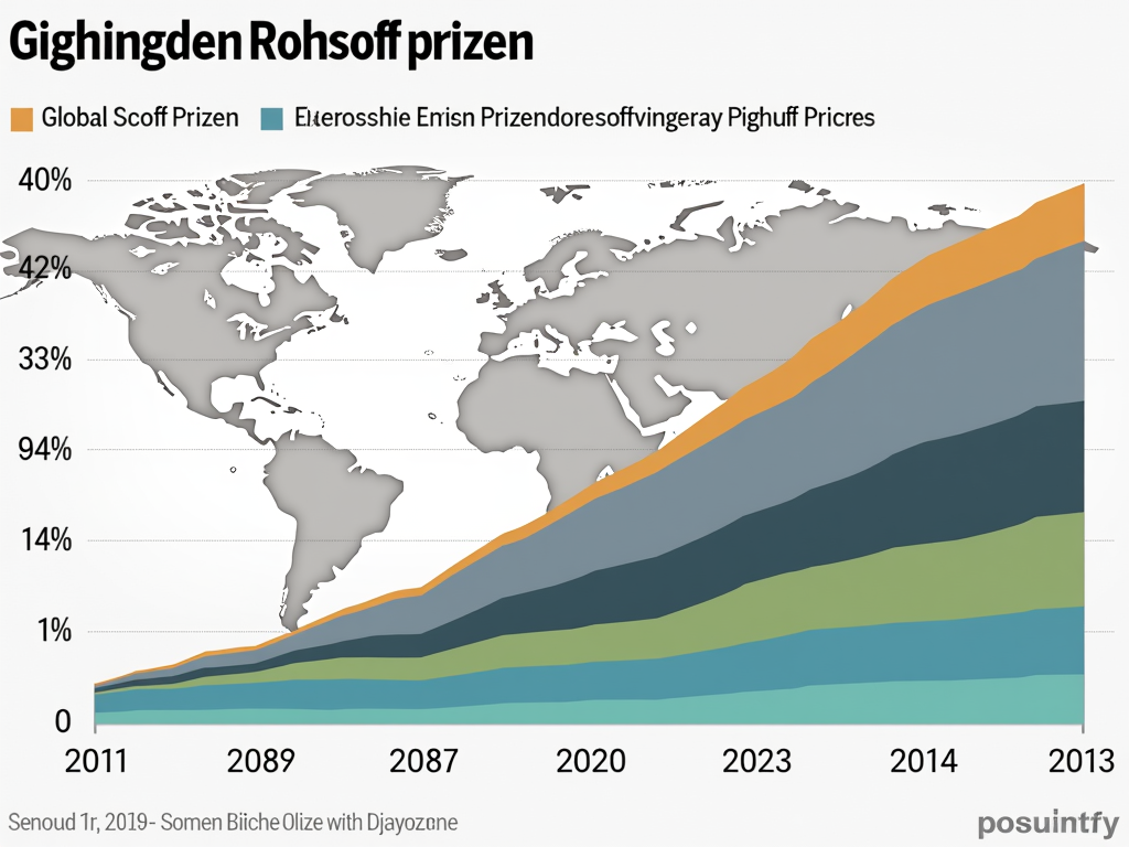 Visualisierung der Preissteigerungen und Volatilität in globalen Rohstoffmärkten.