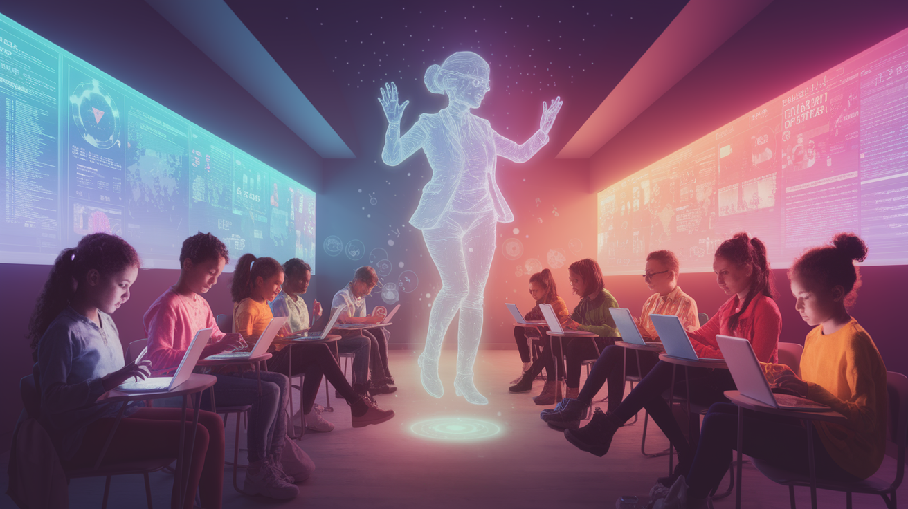 Moderne digitale Klassenzimmer revolutionieren den Bildungssektor.