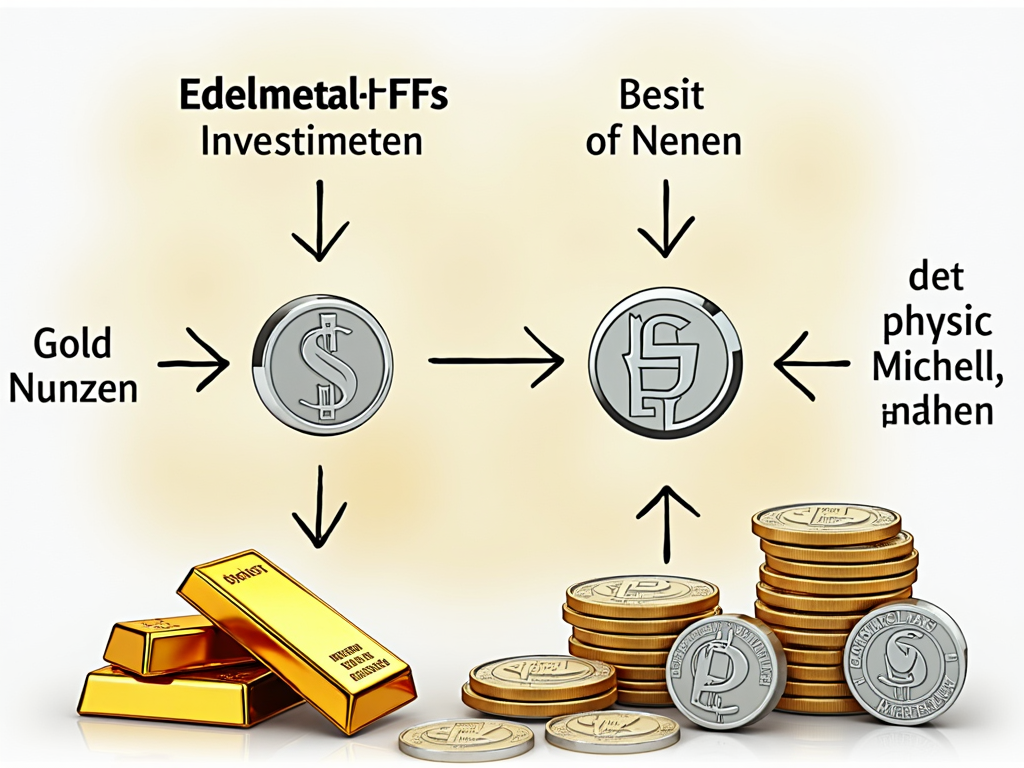 Diagramma sul funzionamento degli ETF di metalli preziosi e le loro strutture legali.