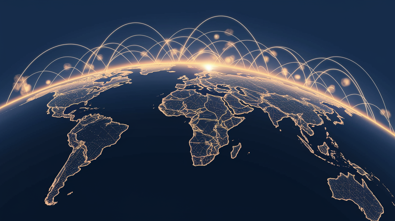 The currency strength of the dollar and euro significantly influences international trade.