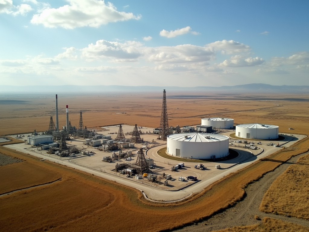 Oil production in the United States and Canada: A comparison of industrial landscapes.