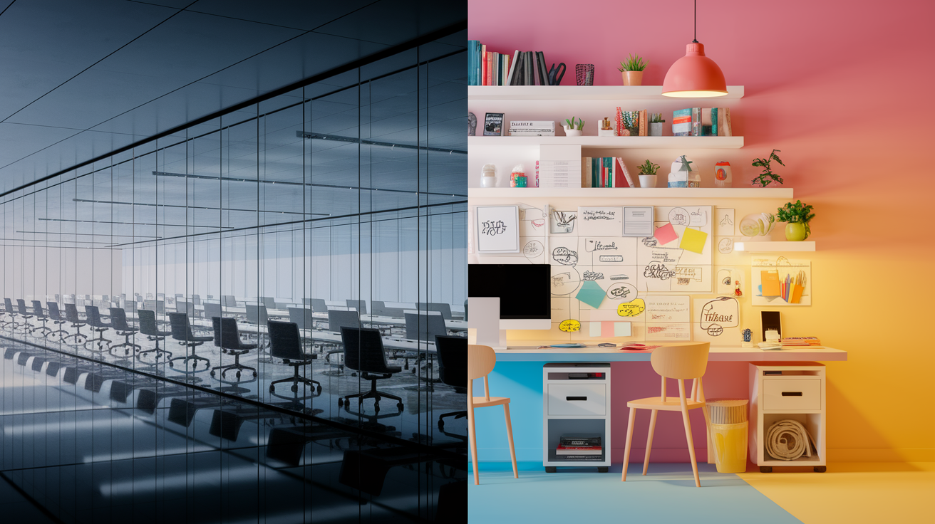 Technology giants and small companies innovate differently, with distinct environments highlighting their approaches.