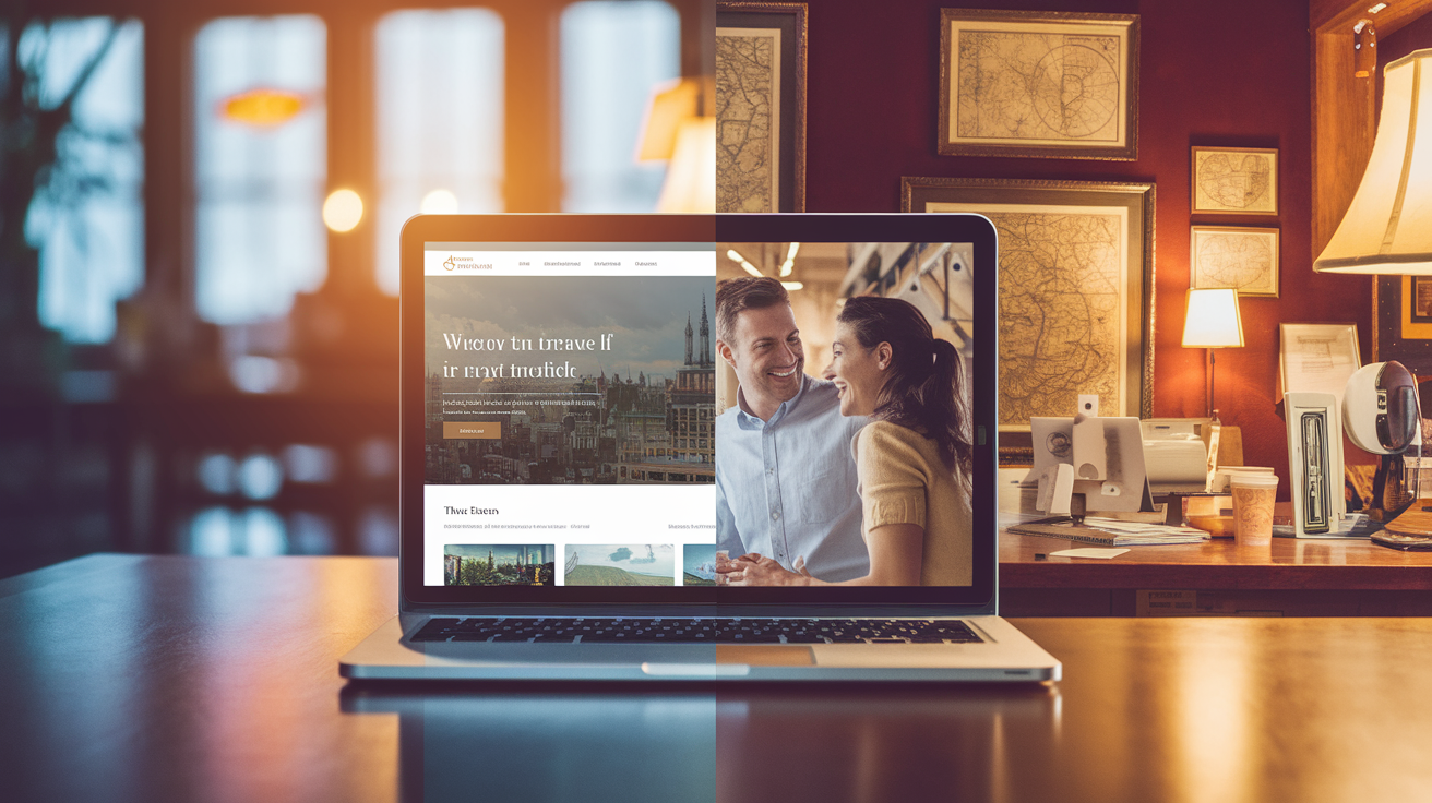 Il contrasto tra prenotazioni online e consulenza personale nelle agenzie di viaggio.