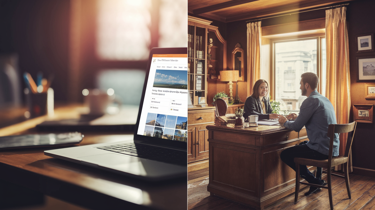 Il contrasto tra prenotazioni online e consulenza personale nelle agenzie di viaggio.
