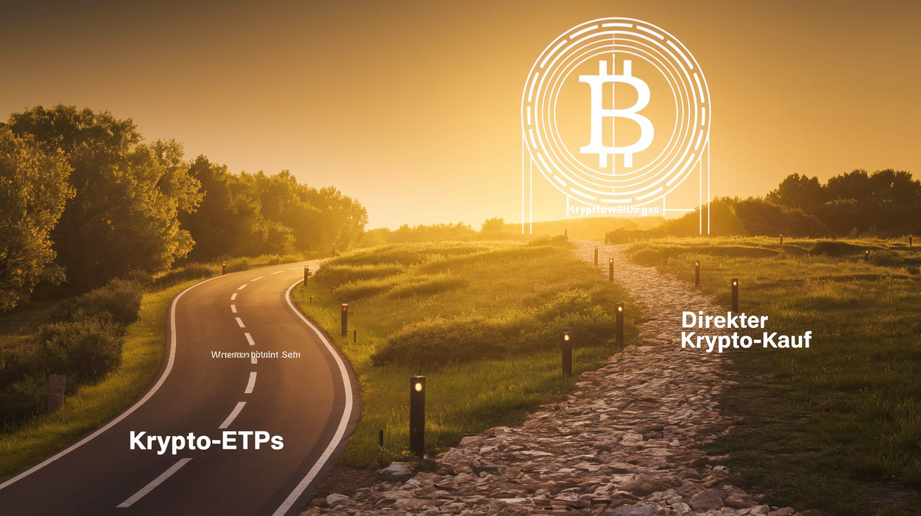 Krypto-ETPs bieten einen einfachen Zugang, während der direkte Kauf mehr Eigenverantwortung erfordert.