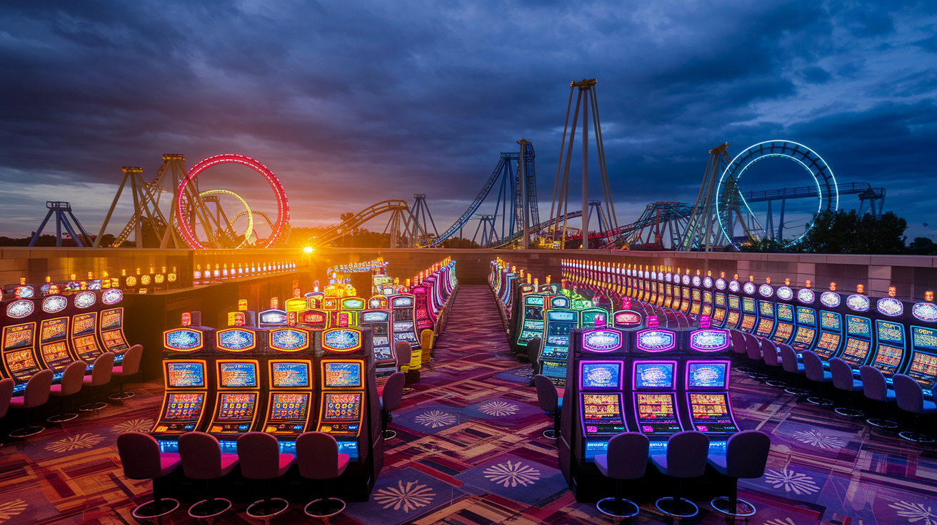 A comparison of economic resilience: Gambling vs. Amusement Park.