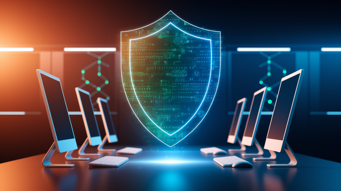 Schutzmaßnahmen gegen KI-gesteuerte Angriffe und Ransomware für Unternehmen.