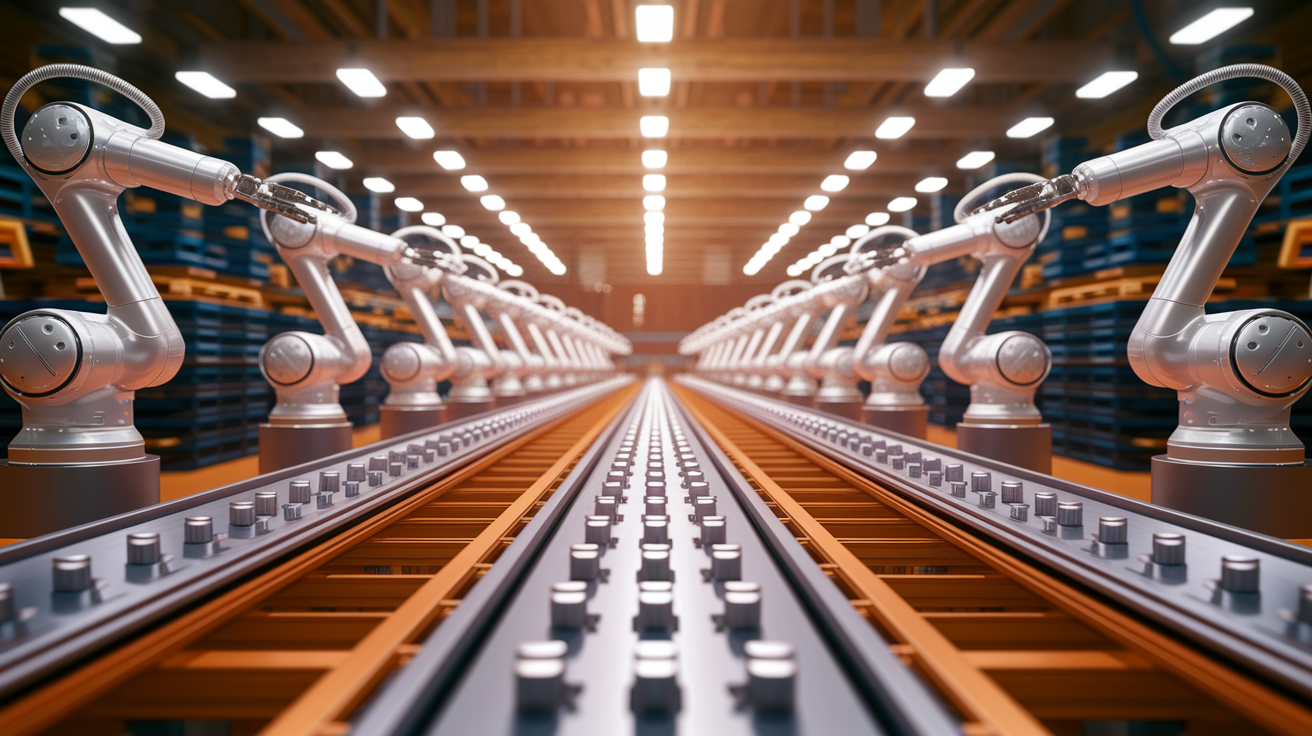 Robotics and automation: Efficiency and safety in modern production.