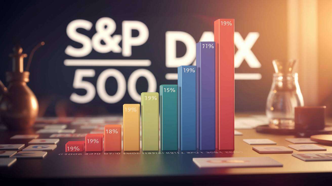 Un confronto dei rendimenti medi da dividendi tra S&P 500 e DAX.