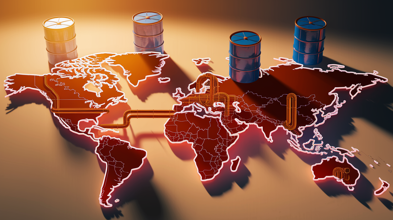 Global energy prices under the influence of geopolitical tensions.