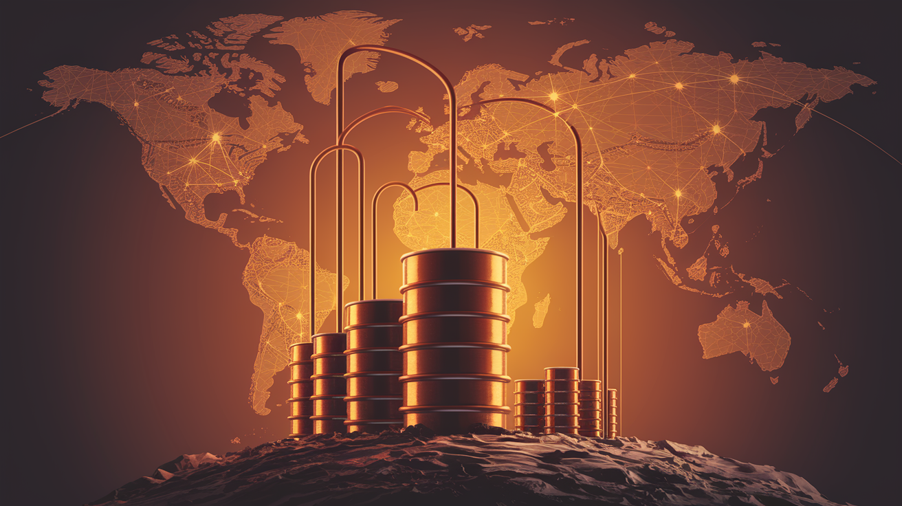 Global energy prices under the influence of geopolitical tensions.