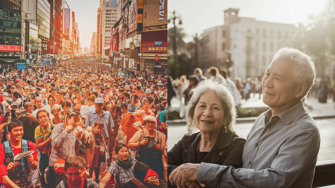 Demographic differences in Southeast Asia and Latin America influence consumption trends.