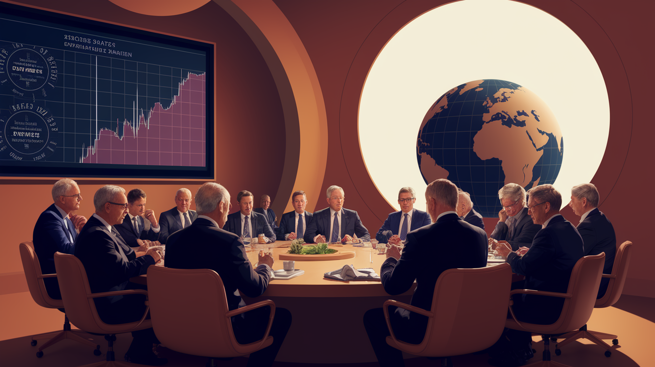 Banchieri centrali discutono sul ruolo dei tassi d'interesse nella forza della valuta.
