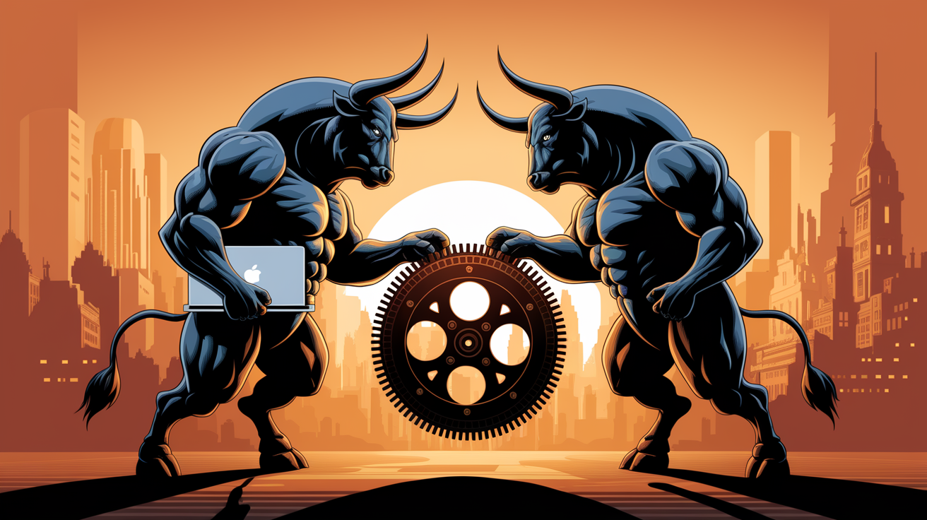 Comparison between technology and traditional industries.