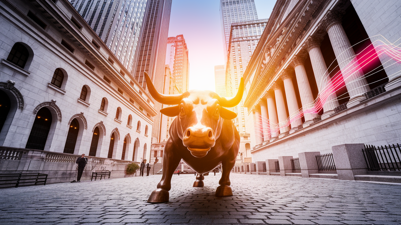 Wall Street als Symbol für die dynamische Zinspolitik der USA.