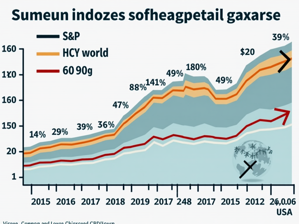 Vergleich der historischen Performance von S&P 500 und MSCI World.