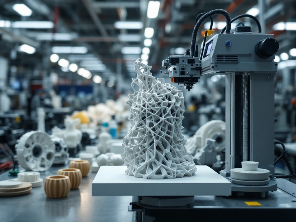 3D printing enables customized production compared to traditional mass manufacturing.